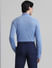 Light Blue Knitted Full Sleeves Shirt_410765+4