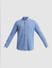 Light Blue Knitted Full Sleeves Shirt_410765+7