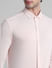 Light Pink Knitted Full Sleeves Shirt_410766+5