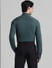 Dark Green Knitted Full Sleeves Shirt_410769+4