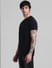 Black Jacquard Cotton T-shirt_410776+3
