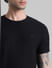 Black Jacquard Cotton T-shirt_410776+5