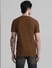 Brown Jacquard Cotton T-shirt_410777+4