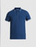 Blue Contrast Tipping Polo_410781+7