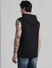 Black Printed Hooded Sweatshirt_410788+4