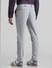 Grey Mid Rise Knitted Trousers_410801+3