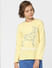 Boys Yellow Printed T-shirts & Pyjama Night Suit Set_400313+2