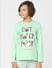 Boys Green Printed T-shirts & Pyjama Night Suit Set_400314+2