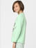 Boys Green Printed T-shirts & Pyjama Night Suit Set_400314+3