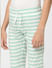 Boys Green Printed T-shirts & Pyjama Night Suit Set_400314+10