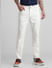 Beige Low Rise Glenn Slim Fit Jeans_416411+1