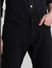 Black High Rise Ray Bootcut Jeans_416413+4