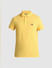 Yellow Cotton Polo T-shirt_416417+7