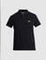 Black Cotton Polo T-shirt_416419+7