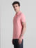 Pink Cotton Polo T-shirt_416420+3