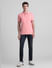 Pink Cotton Polo T-shirt_416420+6