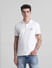 White Cotton Polo T-shirt_416421+1