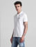 White Cotton Polo T-shirt_416421+3