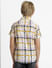 Yellow Printed Short Sleeves Shirt_407318+4
