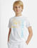 White Gamer Print Co-ord Set T-shirt_407314+2