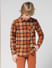 JUNIOR BOYS Orange Check Full Sleeves Shirt_412034+2