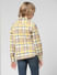 JUNIOR BOYS Yellow Check Full Sleeves Shirt_412037+3