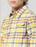 JUNIOR BOYS Yellow Check Full Sleeves Shirt_412037+4