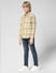 JUNIOR BOYS Yellow Check Full Sleeves Shirt_412037+5