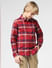 JUNIOR BOYS Red Check Full Sleeves Shirt_412043+2