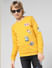 JUNIOR BOYS Yellow Planet Print Sweatshirt_412048+1