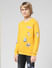 JUNIOR BOYS Yellow Planet Print Sweatshirt_412048+2