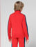 JUNIOR BOYS Red Zip-Up Co-ord Set Sweatshirt_412050+3