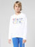 JUNIOR BOYS White Typographic Print Sweatshirt_412060+2