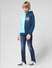 JUNIOR BOYS Blue Colourblocked Co-ord Sweatshirt_412064+5