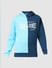 JUNIOR BOYS Blue Colourblocked Co-ord Sweatshirt_412064+6