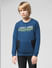 JUNIOR BOYS Dark Blue Colourblocked Sweatshirt_412066+2