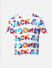 JUNIOR BOYS White Printed Co-ord Set T-shirt_412068+7