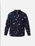 JUNIOR BOYS Blue Space Print Full Sleeves Shirt_412071+6