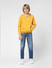 JUNIOR BOYS Yellow Contrast Stitch Sweatshirt_412084+5