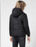 JUNIOR BOYS Black Hooded Puffer Jacket_412105+3