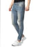 Blue Low Rise Glenn Distressed Slim Fit Jeans_384713+2