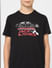 Boys Black Printed Crew Neck T-shirt_405041+5