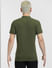 Dark Green Henley T-shirt_405035+8