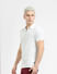 White Zip-Up Polo T-shirt_405028+3