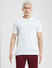 White Zip-Up Polo T-shirt_405028+7