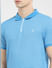 Blue Zip-Up Polo T-shirt_405031+5