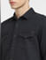 Black Denim Full Sleeves Shirt_405022+5