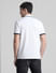 White Contrast Rib Polo T-shirt_413128+4
