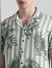 Green Striped Resort Shirt_413143+5