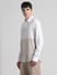 Beige Colourblocked Full Sleeves Shirt_413148+3